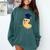 Flossing Cashew OIT For Tree Nut OIT Graduation Comfort Colors Sweatshirt Blue Spruce