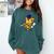 Flossing Pizza Dairy OIT For Dairy OIT Graduation Comfort Colors Sweatshirt Blue Spruce