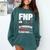 FNP In Progress Graduation Family Nurse Practitioner Comfort Colors Sweatshirt Blue Spruce