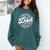 Forget The Grad Dad Survived Class Of 2026 Senior Graduation Comfort Colors Sweatshirt Blue Spruce