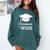 Funny Graduate Joke Mens Womens Graduation Gifts Comfort Colors Sweatshirt Blue Spruce