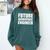 Future Aerospace Engineer College Graduate Graduation Comfort Colors Sweatshirt Blue Spruce