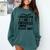 Future Chiropractor Graduation Chiropractic Student Graduate Comfort Colors Sweatshirt Blue Spruce