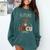 Future HBCU Grad Graduate Afro Boy College Graduation Comfort Colors Sweatshirt Blue Spruce