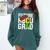 Future HBCU Graduate Afro Girls College Graduation Comfort Colors Sweatshirt Blue Spruce