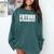 Future Orthodontist Student Graduation Graduate Comfort Colors Sweatshirt Blue Spruce