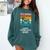 Gamer Graduation 2021 Retro 9th Grade Level Complete Comfort Colors Sweatshirt Blue Spruce