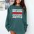 Genealogist Miracle Worker Genealogy Graduation Comfort Colors Sweatshirt Blue Spruce