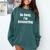 Go Away I'm Introverting Humor Sarcastic Geek Gamer Jokes Comfort Colors Sweatshirt Blue Spruce