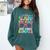 Goodbye 1st Grade Graduation To Second Grade First Summer Comfort Colors Sweatshirt Blue Spruce