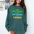 Goodbye 4th Grade On My Way To 5th Grade 2022 Graduation Comfort Colors Sweatshirt Blue Spruce