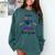 Goodbye Kindergarten Graduation Class 2025 1st Grade Kids Comfort Colors Sweatshirt Blue Spruce