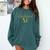 Grad T Shirt For Women Graduated AF Graduation GIft Comfort Colors Sweatshirt Blue Spruce