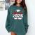 Graduate 2026 For Class Of 2026 Graduation Comfort Colors Sweatshirt Blue Spruce