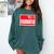 Graduate Class Of 2025 Senior Graduation End Of School Year Comfort Colors Sweatshirt Blue Spruce