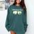 Graduated Graduation Tropical Sunglasses Comfort Colors Sweatshirt Blue Spruce