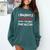 I Graduated Middle School Graduation Comfort Colors Sweatshirt Blue Spruce