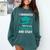 I Graduated Smart Graduation Student College University Comfort Colors Sweatshirt Blue Spruce