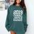 Graduation 2019 Criminal Justice Tshirt Comfort Colors Sweatshirt Blue Spruce