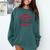 Graduation 2022 My Happy Class Is Outta Here Senior Comfort Colors Sweatshirt Blue Spruce