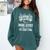 Graduation Animal Science Major Comfort Colors Sweatshirt Blue Spruce