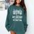 Graduation Art History Major Comfort Colors Sweatshirt Blue Spruce