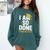 Graduation Class Of 2025 I Am So Done Senior Student Comfort Colors Sweatshirt Blue Spruce