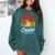 Graduation Cruise Squad 2025 Cruising Graduation Trip Comfort Colors Sweatshirt Blue Spruce