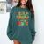 Graduation Cruise Squad 2025 Proud Sister Cruising Comfort Colors Sweatshirt Blue Spruce
