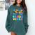 Graduation Cruise Squad Class Of 2025 Vacation Family Grad Comfort Colors Sweatshirt Blue Spruce