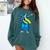 Graduation Dabbing 2018 Graduate Comfort Colors Sweatshirt Blue Spruce