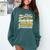 Graduation Family Matching Proud Mom Of A 2025 Graduate Comfort Colors Sweatshirt Blue Spruce