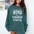 Graduation Healthcare Administration Major Comfort Colors Sweatshirt Blue Spruce
