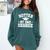 Graduation Hotter By One Degree Comfort Colors Sweatshirt Blue Spruce