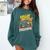 Graduation Rollin' Outta Preschool Monster Truck Boys Pre-K Comfort Colors Sweatshirt Blue Spruce