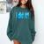 I Did It Graduation Shirt For Graduates And Proud Parents Comfort Colors Sweatshirt Blue Spruce