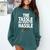 Graduation The Tassle Was Worth The Hassle T-Shirt Comfort Colors Sweatshirt Blue Spruce