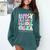 Groovy In My Last Day Of School Era Second Grade Graduation Comfort Colors Sweatshirt Blue Spruce