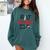 Haircutter Barber Eat Sleep Cut Barbering Graduation Comfort Colors Sweatshirt Blue Spruce