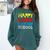 Happy Last Day Of School Graduation Teachers Student Comfort Colors Sweatshirt Blue Spruce