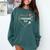 Heart Coast Guard Wife Coast Guard Graduation Wife USCG Wife Comfort Colors Sweatshirt Blue Spruce