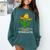 High School College Graduate Graduation Comfort Colors Sweatshirt Blue Spruce