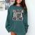 High School Graduation 2018 Grad For Him And Her Comfort Colors Sweatshirt Blue Spruce