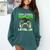 High School Level Complete Class Of 2024 Graduation Comfort Colors Sweatshirt Blue Spruce