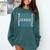Hockey Senior Night Hockey Senior 2025 Graduation 50 Comfort Colors Sweatshirt Blue Spruce