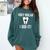 Holy Molar I Did It Dental Hygienist Graduation Comfort Colors Sweatshirt Blue Spruce