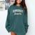 Homebody Season Introvert Fall Vibes Stay Home Comfort Colors Sweatshirt Blue Spruce