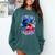 Hooked On Fishing Introvert Sayings Antisocial Quotes Comfort Colors Sweatshirt Blue Spruce