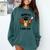 Hoot I Did It Grad Owl Holding Graduation Diploma Congrats Comfort Colors Sweatshirt Blue Spruce