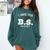 I Hope This BS Pays Off Graduation Bachelors Degree Comfort Colors Sweatshirt Blue Spruce